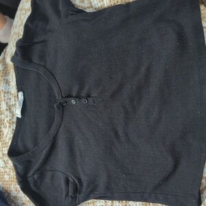 Black crop top
